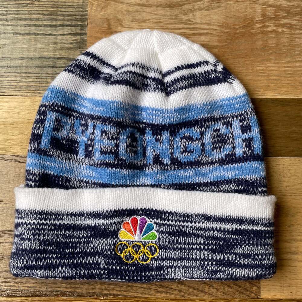 Team USA PyeongChang 2018 Winter Olympics Knit Beanie Hat Blue White